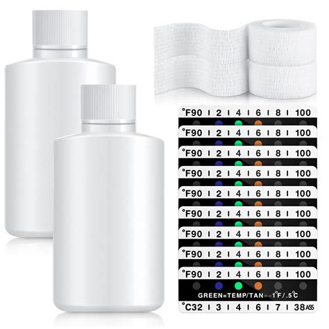 bottles to put urine in for drug test|urine bottle with temperature strip.